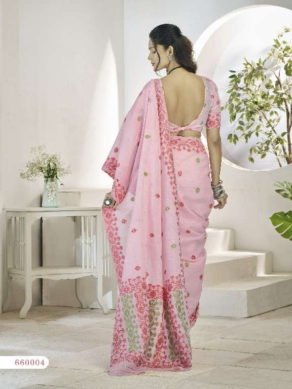 Rajpath Presents Disha Silk Wholesale Linen Fabrics Indian Sarees Catalog Wholesaler And Exporter 