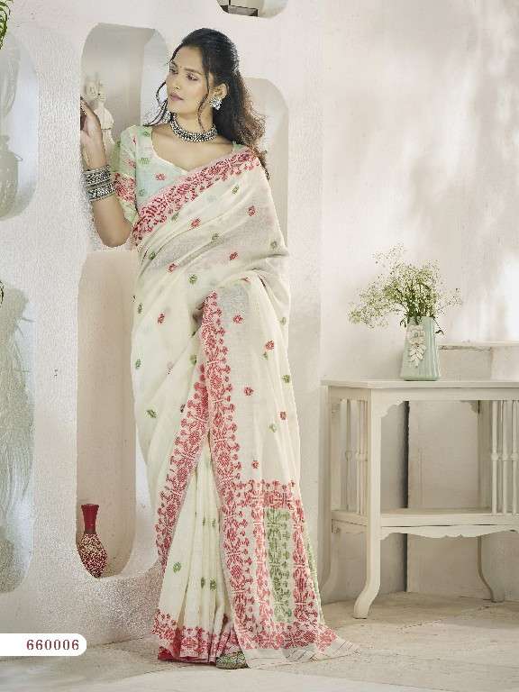 Rajpath Presents Disha Silk Wholesale Linen Fabrics Indian Sarees Catalog Wholesaler And Exporter 