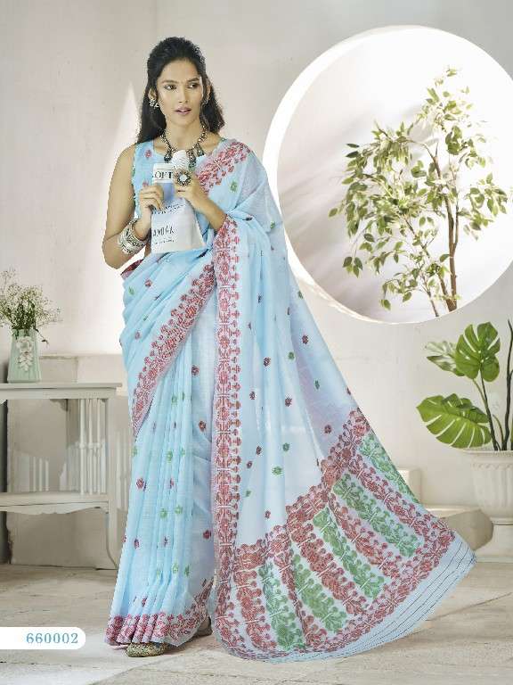 Rajpath Presents Disha Silk Wholesale Linen Fabrics Indian Sarees Catalog Wholesaler And Exporter 