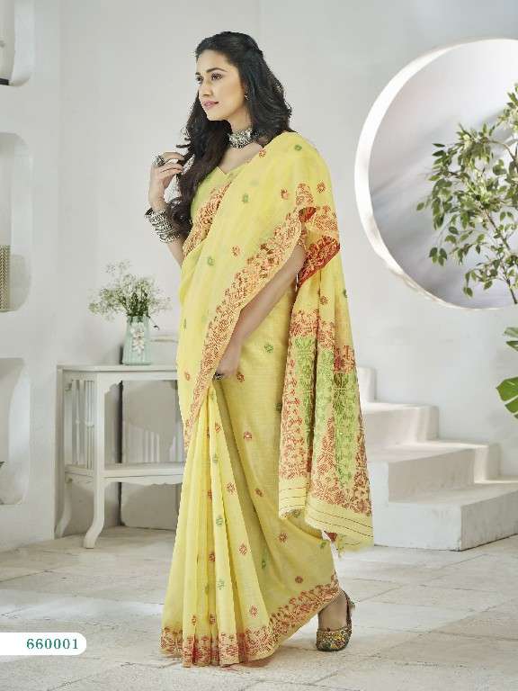 Rajpath Presents Disha Silk Wholesale Linen Fabrics Indian Sarees Catalog Wholesaler And Exporter 
