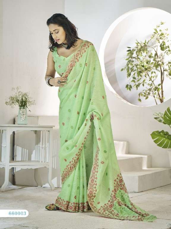 Rajpath Presents Disha Silk Wholesale Linen Fabrics Indian Sarees Catalog Wholesaler And Exporter 