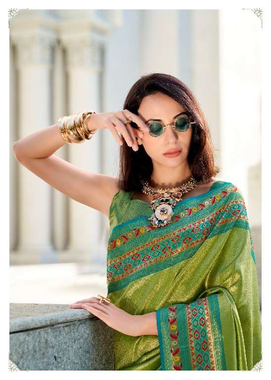 Rajpath Presents Rajkumari Wholesale Tissue Silk Party Wear Sarees Catalog Wholesaler And Exporter In Surat