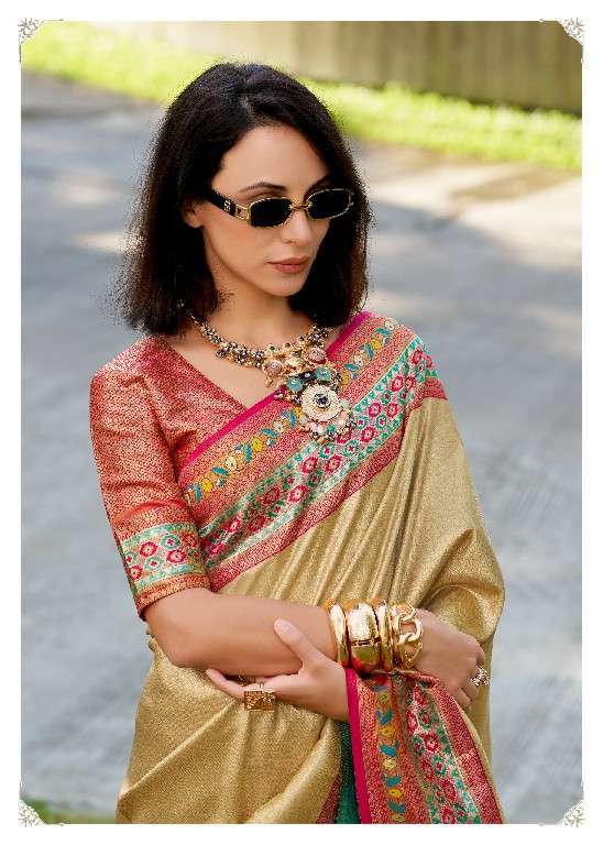 Rajpath Presents Rajkumari Wholesale Tissue Silk Party Wear Sarees Catalog Wholesaler And Exporter In Surat