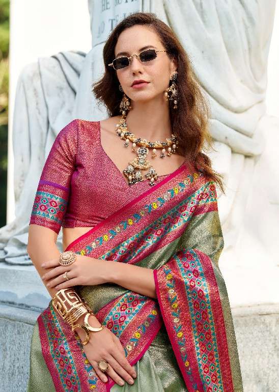 Rajpath Presents Rajkumari Wholesale Tissue Silk Party Wear Sarees Catalog Wholesaler And Exporter In Surat