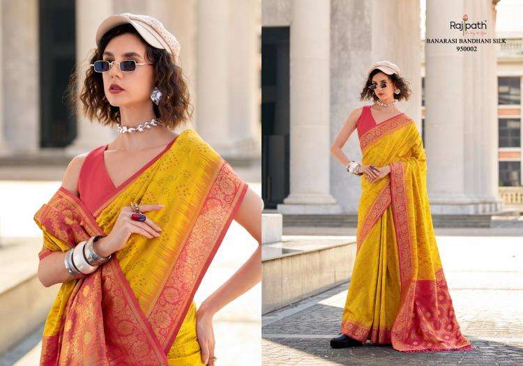 rajpath presents zara silk ikkat silk attractive look saree catalog wholesaler and exporter in surat