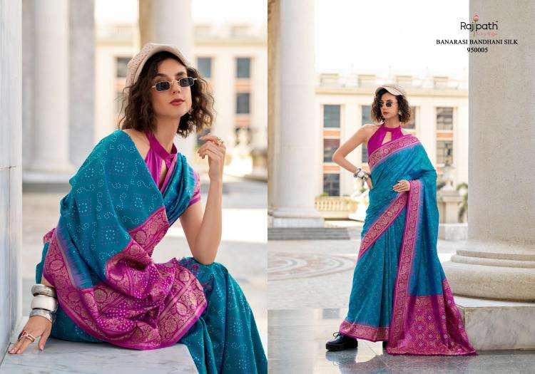rajpath presents zara silk ikkat silk attractive look saree catalog wholesaler and exporter in surat