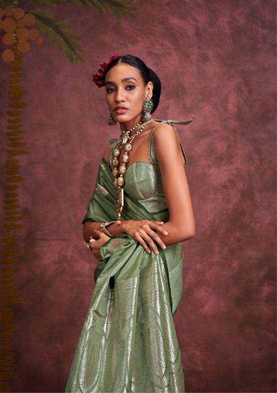  rajtex presents kanthkala panther satin handloom shop trendy sarees catalog wholesaler and exporter in surat