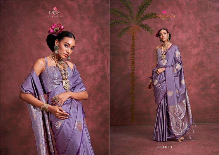  rajtex presents kanthkala panther satin handloom shop trendy sarees catalog wholesaler and exporter in surat
