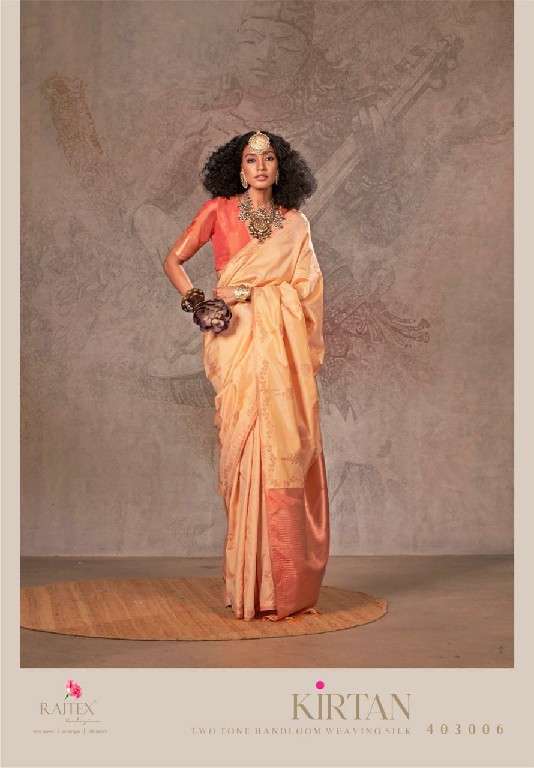 Rajtex Presents Kirtan Wholesale Handloom Weaving Silk Festive Sarees Catalog Wholesaler And Exporter In Surat