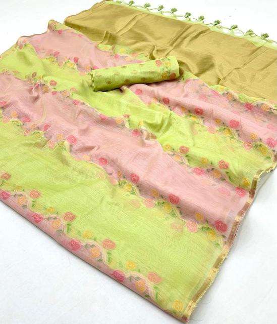 rajtex presents kiyomi rangkaat weaving pattern designer saree catalog wholesaler and exporter 