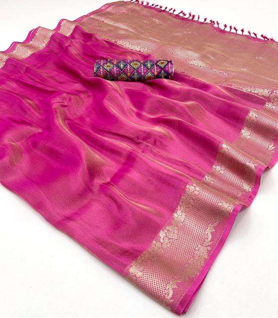 Rajtex Presents Klaila  Zari Tissue Attractive Look Fancy Sarees Catalog Wholesaler And Exporter 