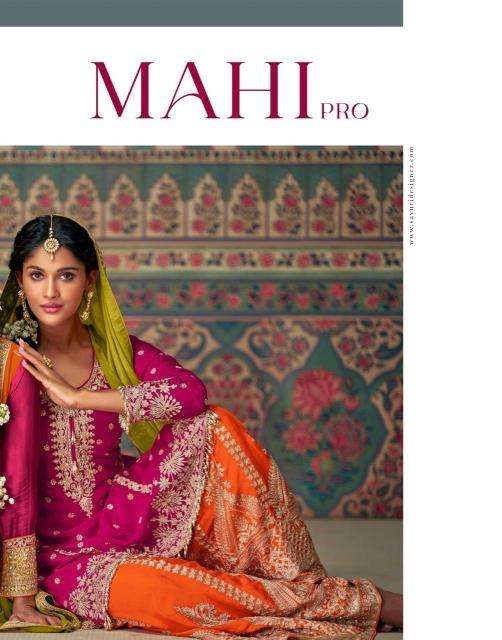 sayuri designer presents mahi pro readymade chinon silk plazzo style dress catalog wholesaler and exporter in surat