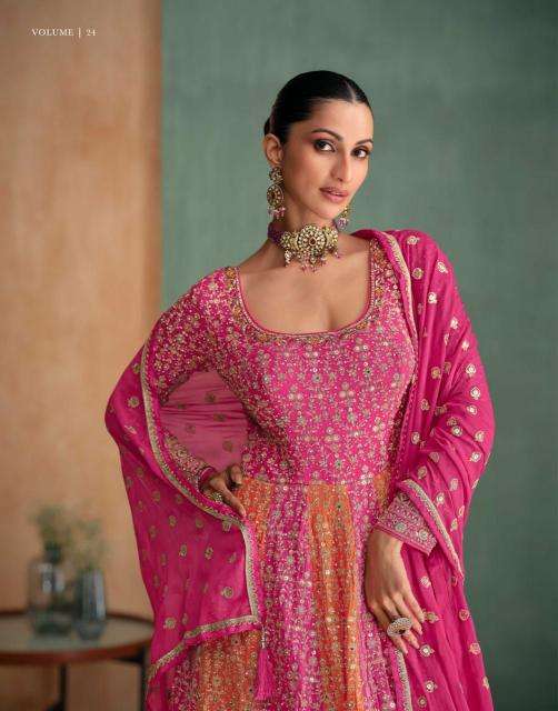Sayuri Designer Presents Rang Rasiya Vol-2 Georgette Readymade Designer Gown Catalog Wholesaler And Exporter In Surat