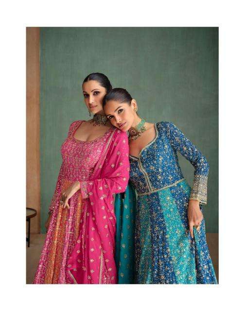 Sayuri Designer Presents Rang Rasiya Vol-2 Georgette Readymade Designer Gown Catalog Wholesaler And Exporter In Surat