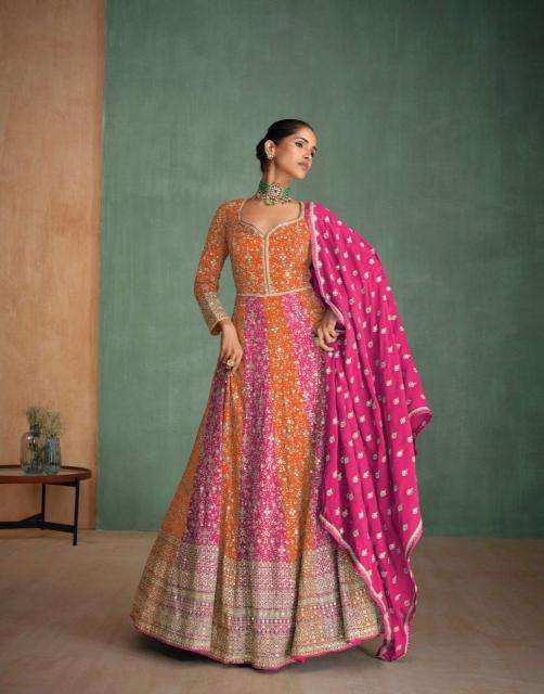 Sayuri Designer Presents Rang Rasiya Vol-2 Georgette Readymade Designer Gown Catalog Wholesaler And Exporter In Surat