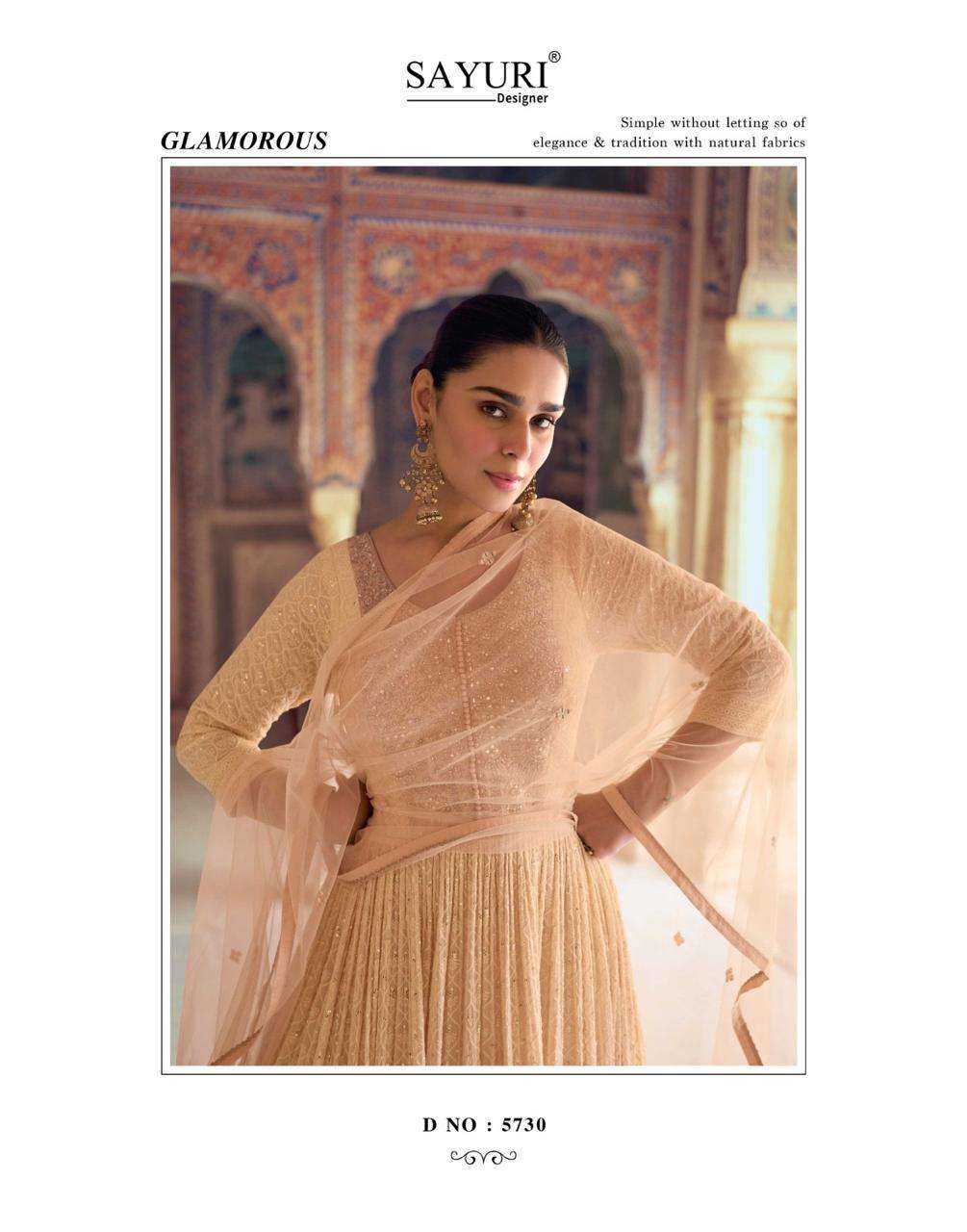 sayuri designer presents rubina readymade classic gown catalog wholesaler and exporter in surat