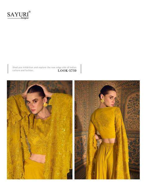 Sayuri Designer Presents Ruchika Chinon Silk Readymade Party Wear Western Dress Catalog Wholesaler And Exporter 