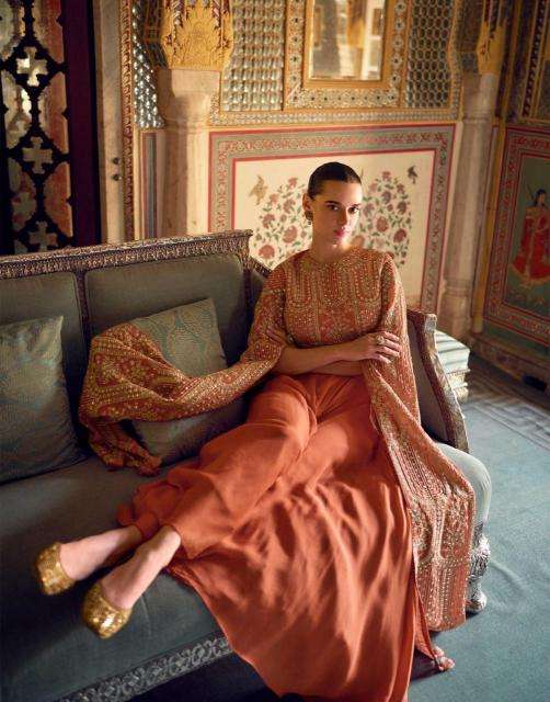 Sayuri Designer Presents Ruchika Chinon Silk Readymade Party Wear Western Dress Catalog Wholesaler And Exporter 