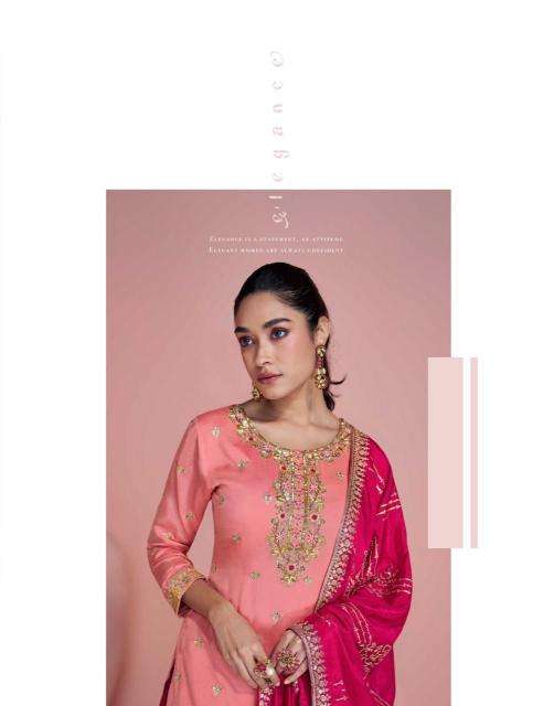 sayuri designer presents zoha chinon silk full stitch traditional plazzo suit perfect for festivals catalog wholesaler and exporter 