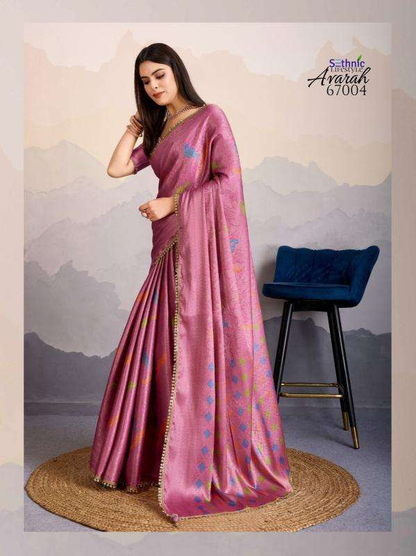 sethnic lifestyle presents avarah brocade silk stylish party wear saree catalog wholesaler and exporter 