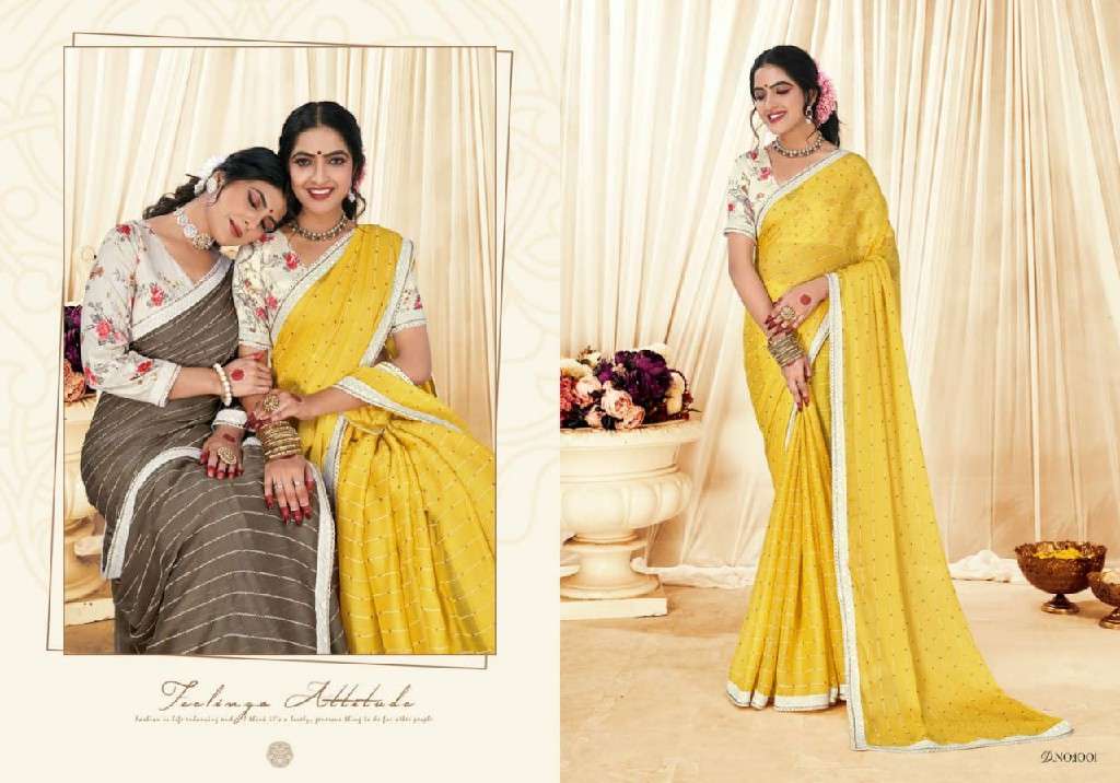 Shubh Shree Presents Suwakya Satin Chiffon Beautiful Saree Catalog Wholesaler And Exporter In Surat