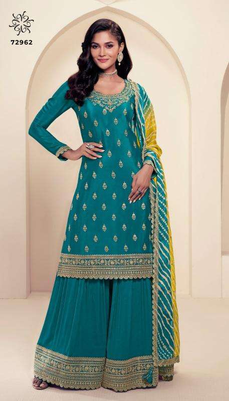vinay presents kuleesh rang plus chinon shop trendy unstitch salwar suit catalog wholesaler and exporter 