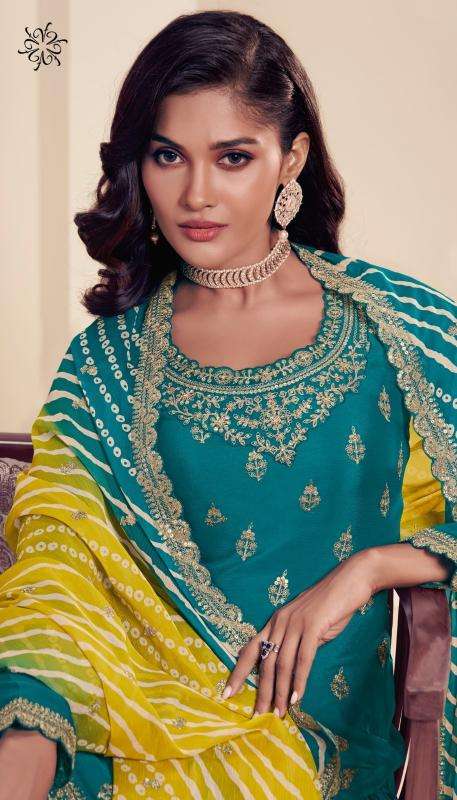 vinay presents kuleesh rang plus chinon shop trendy unstitch salwar suit catalog wholesaler and exporter 