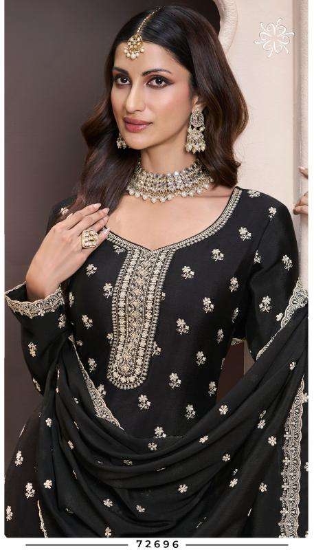 VINAY PRESENTS KULEESH SAAYORI FANCY UNSTITCHED SUITS CATALOG WHOLESALER AND EXPORTER IN SURAT