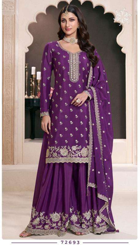 VINAY PRESENTS KULEESH SAAYORI FANCY UNSTITCHED SUITS CATALOG WHOLESALER AND EXPORTER IN SURAT