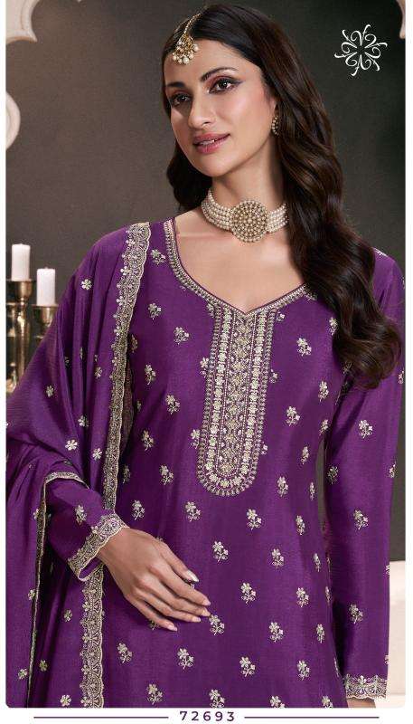 VINAY PRESENTS KULEESH SAAYORI FANCY UNSTITCHED SUITS CATALOG WHOLESALER AND EXPORTER IN SURAT