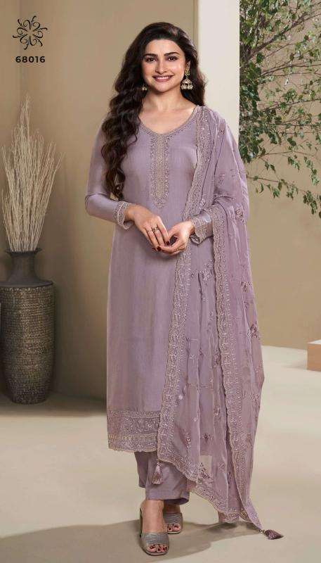 vinay presents kuleesh saumya paris silk fashionable design 3pcs salwar suits catalog wholesaler and exporter 