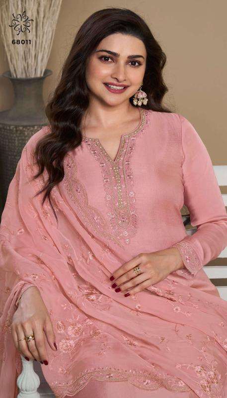 vinay presents kuleesh saumya paris silk fashionable design 3pcs salwar suits catalog wholesaler and exporter 