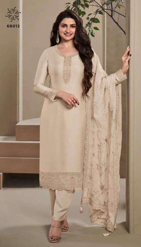 vinay presents kuleesh saumya paris silk fashionable design 3pcs salwar suits catalog wholesaler and exporter 