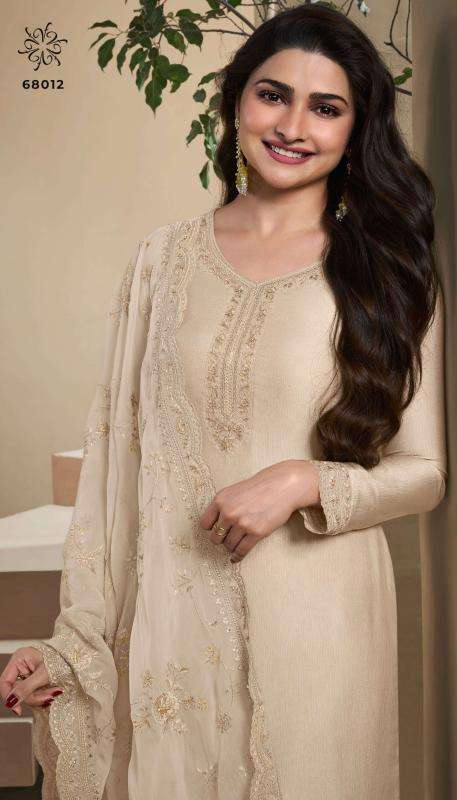vinay presents kuleesh saumya paris silk fashionable design 3pcs salwar suits catalog wholesaler and exporter 