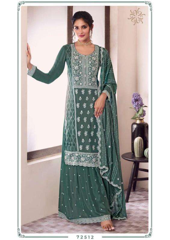 vinay presents kuleesh syona readymade chinon luxurious salwar suit for women catalog wholesaler and exporter in surat 
