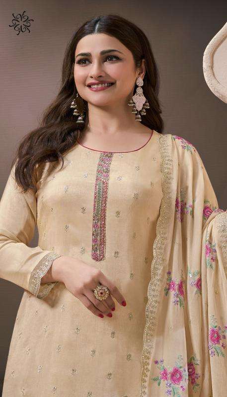 vinay presents kuleesh zarkan moonga silk party wear salwar suita catalog wholesaler and exporter 