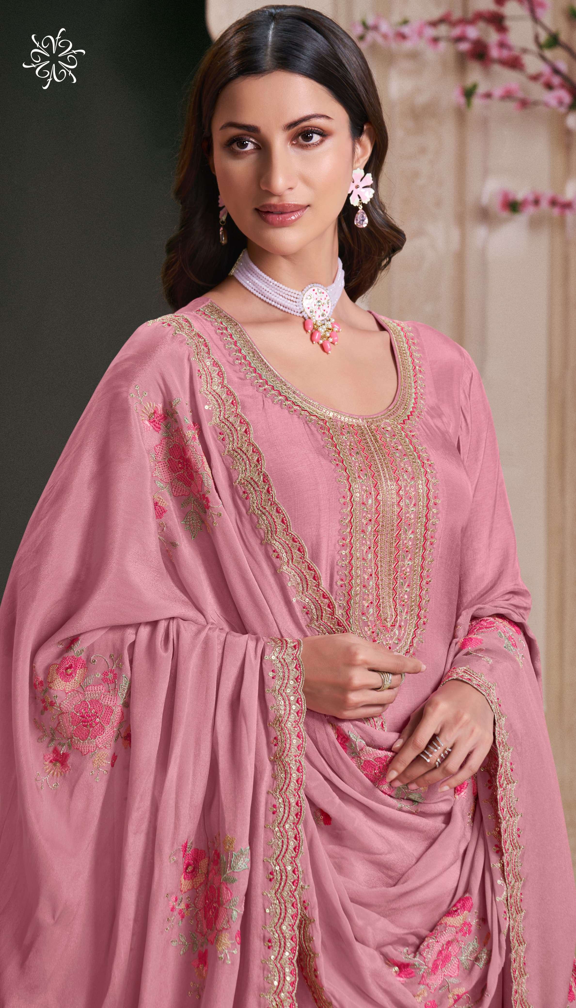 VINAY PRESENTS NAAZ SILK ANARKALI SALWAR SUITS CATALOG WHOLESALER AND EXPORTER IN SURAT