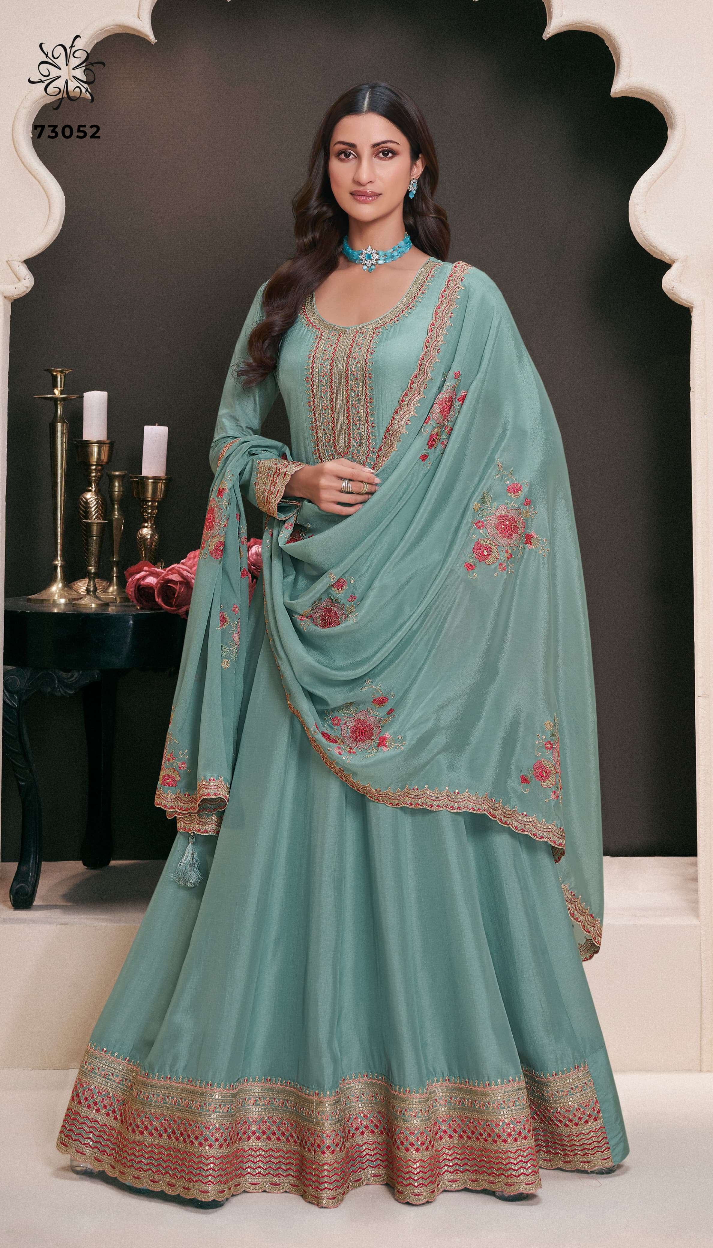 VINAY PRESENTS NAAZ SILK ANARKALI SALWAR SUITS CATALOG WHOLESALER AND EXPORTER IN SURAT
