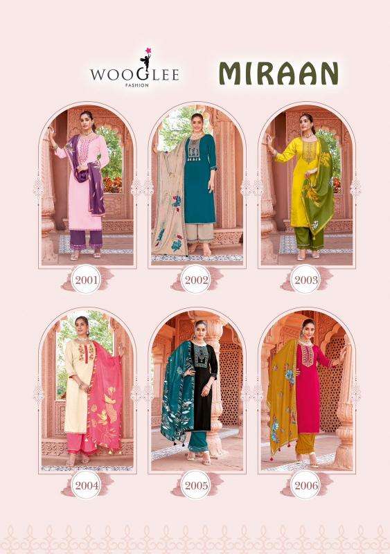 wooglee presents miraan rayon readymade womens indian kurtis catalog wholesaler and exporter in surat