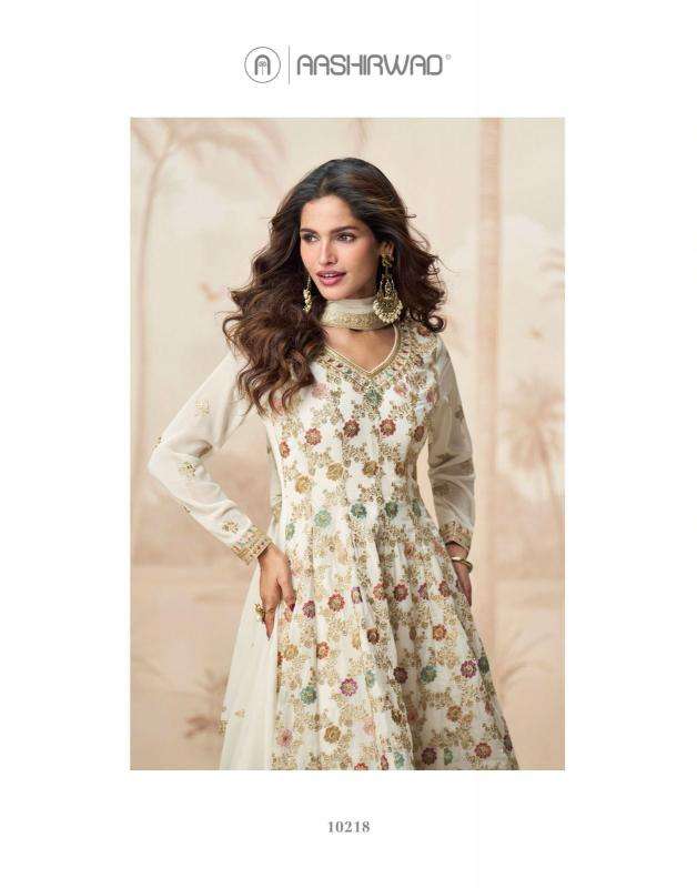 aashirwad presents shivani creation readymade georgette shop trendy plazzo dress catalog