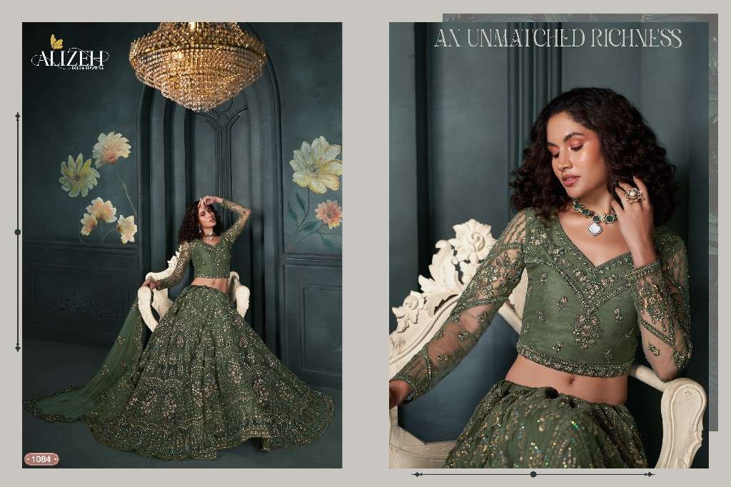 Alizeh Presents Bridal Heritage Vol-5 Wholesale Bridal Lehenga Collection Wholesaler And Exporter in Surat