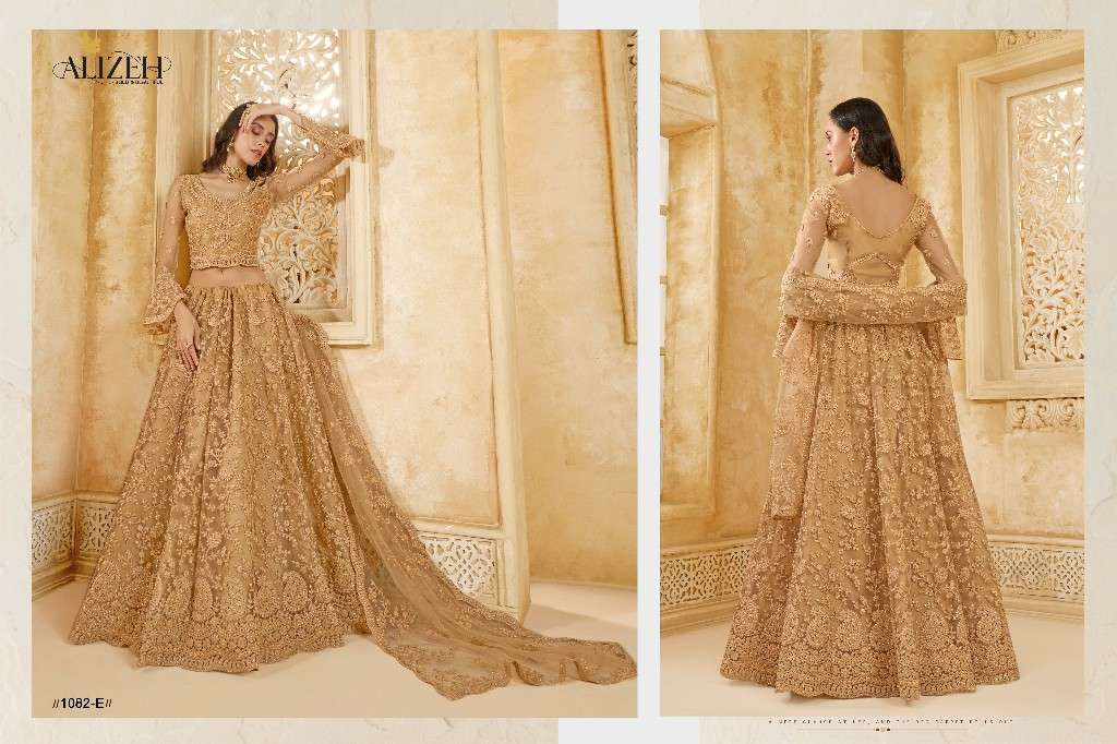 Alizeh Presents The White Bride Vol-2 Wholesale Designer Ethnic Lehengas Choli Catalog Wholesaler And Exporter 