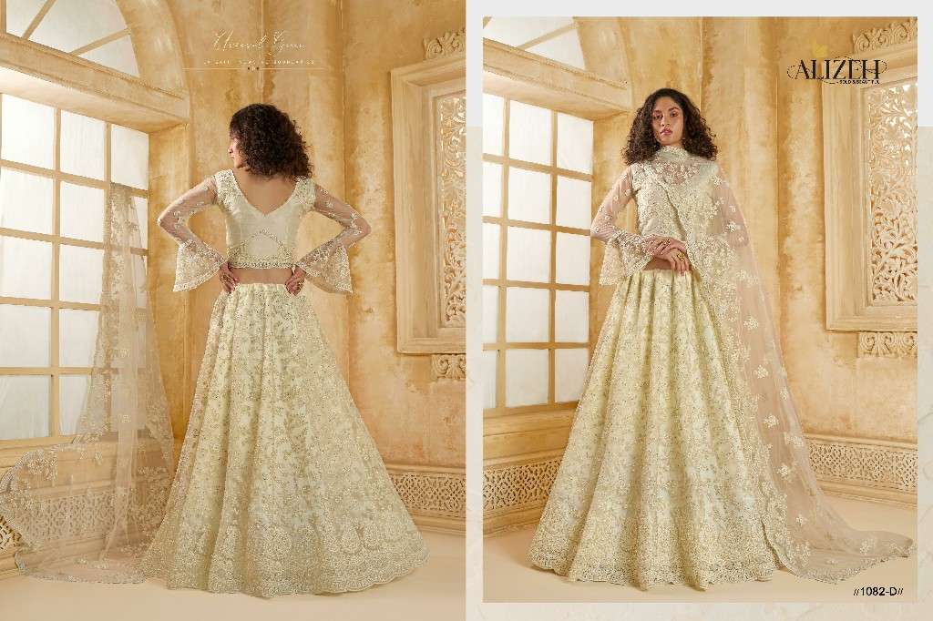 Alizeh Presents The White Bride Vol-2 Wholesale Designer Ethnic Lehengas Choli Catalog Wholesaler And Exporter 
