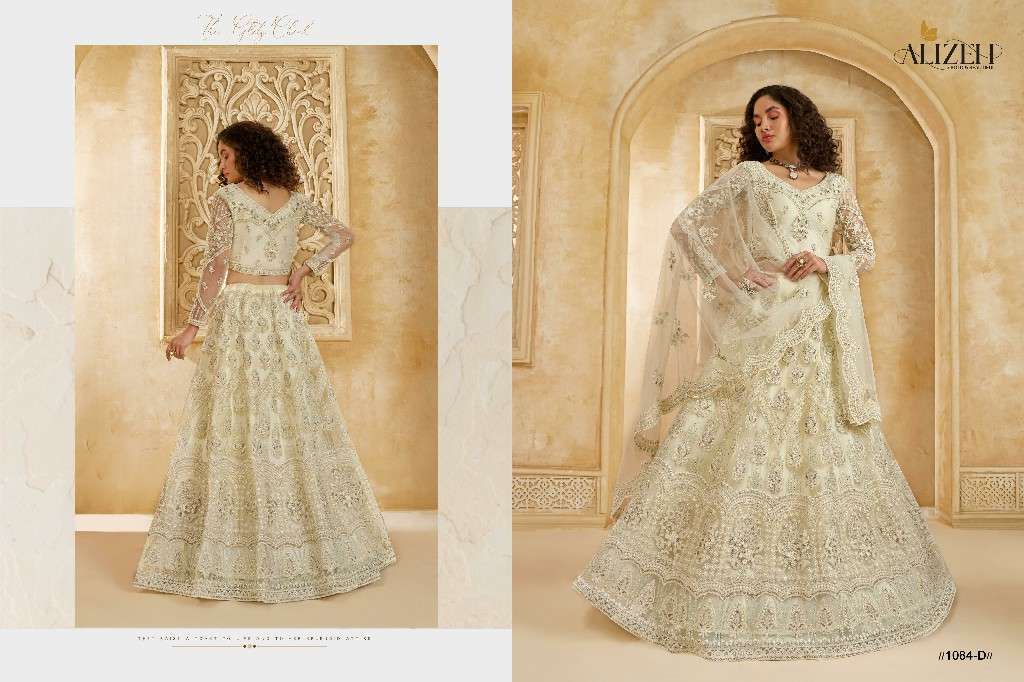 Alizeh Presents The White Bride Vol-2 Wholesale Designer Ethnic Lehengas Choli Catalog Wholesaler And Exporter 