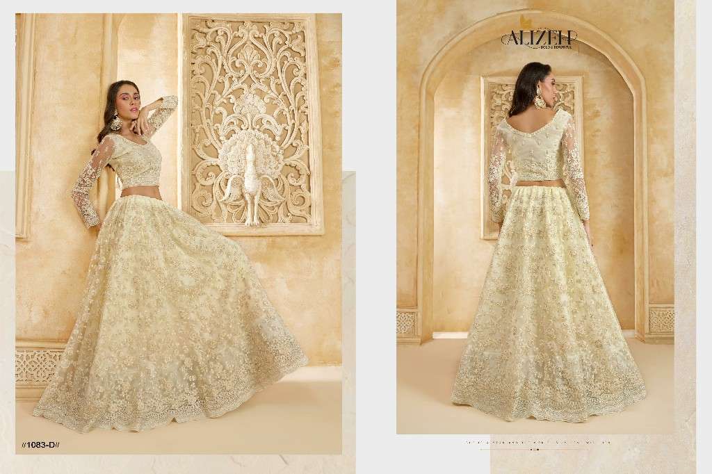 Alizeh Presents The White Bride Vol-2 Wholesale Designer Ethnic Lehengas Choli Catalog Wholesaler And Exporter 