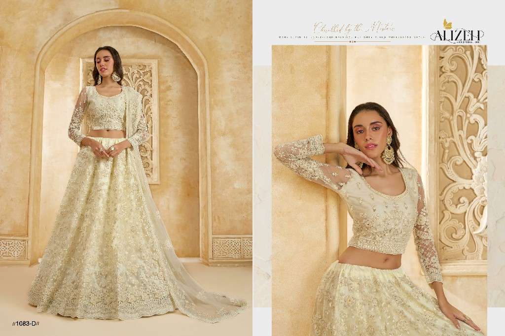Alizeh Presents The White Bride Vol-2 Wholesale Designer Ethnic Lehengas Choli Catalog Wholesaler And Exporter 