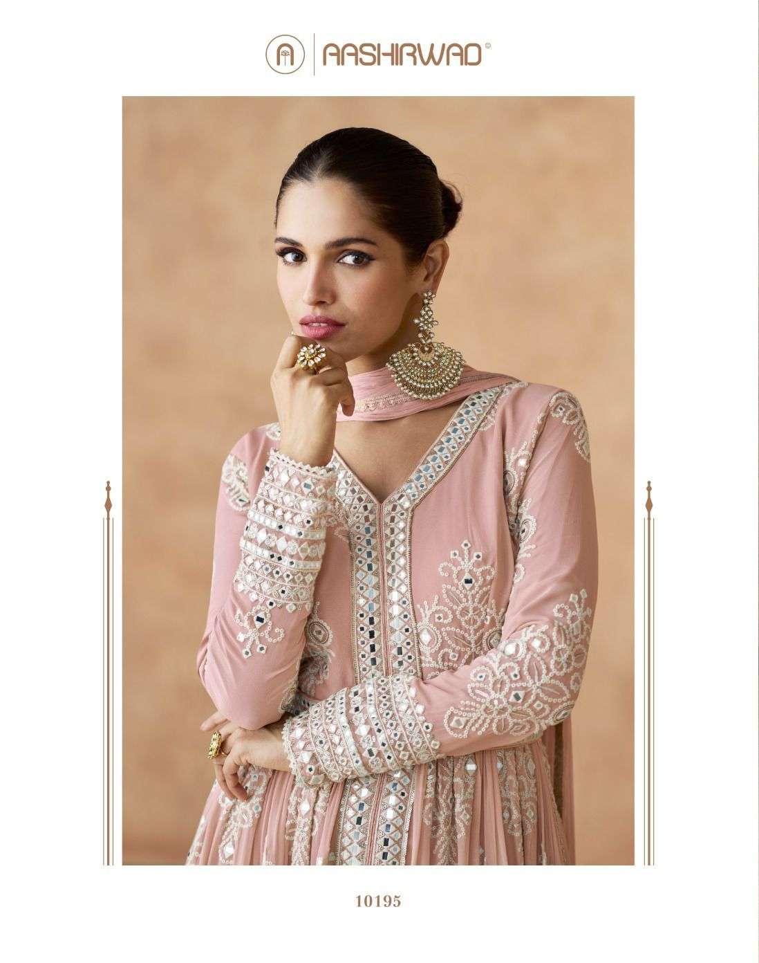 Ashirwad Creation Presents Ananya Real Georgette Readymade Exclusive Party Wear Suits Catalog Wholesaler And Exporter 