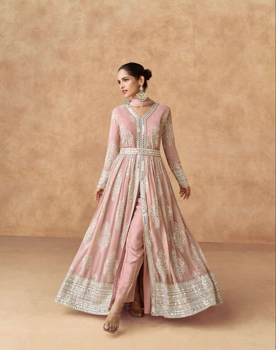 Ashirwad Creation Presents Ananya Real Georgette Readymade Exclusive Party Wear Suits Catalog Wholesaler And Exporter 