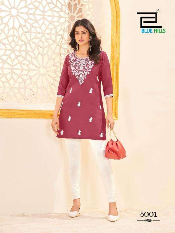 Blue Hills Amelia Vol-5 Full Stitch Rayon Plus Size Western Tops For Girls Catalog Wholesaler And Exporter 