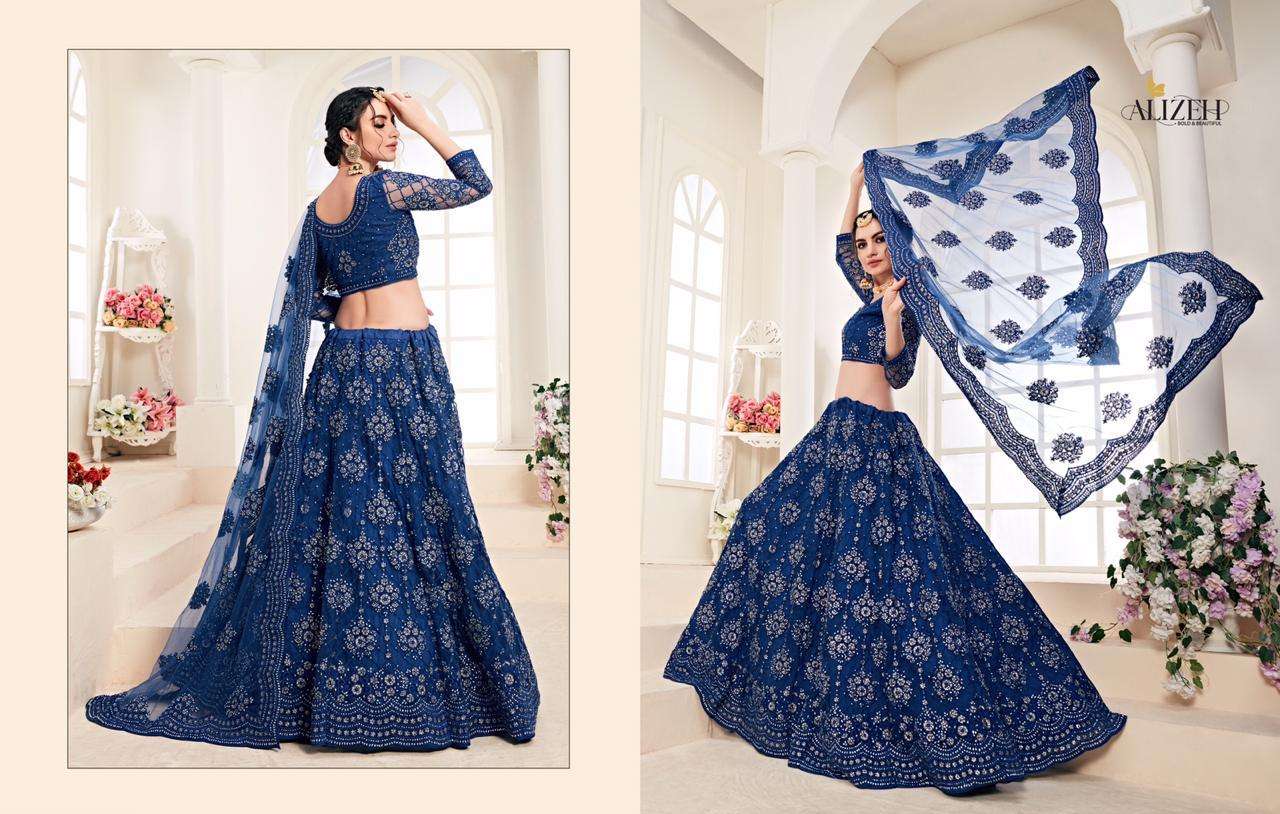 Elizah Presents Bridal Heritage Colour Saga Wedding Wear Heavy Lehenga Choli Catalog Wholesaler And Exporters